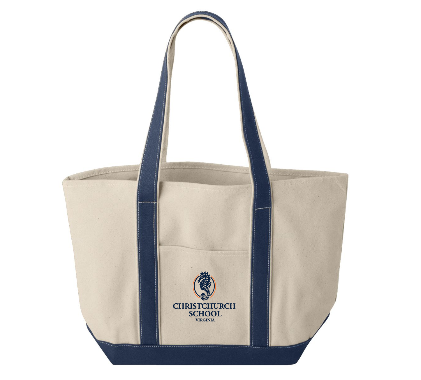 Liberty Bags - Windward Large Cotton Canvas Classic Resort Tote embroidered
